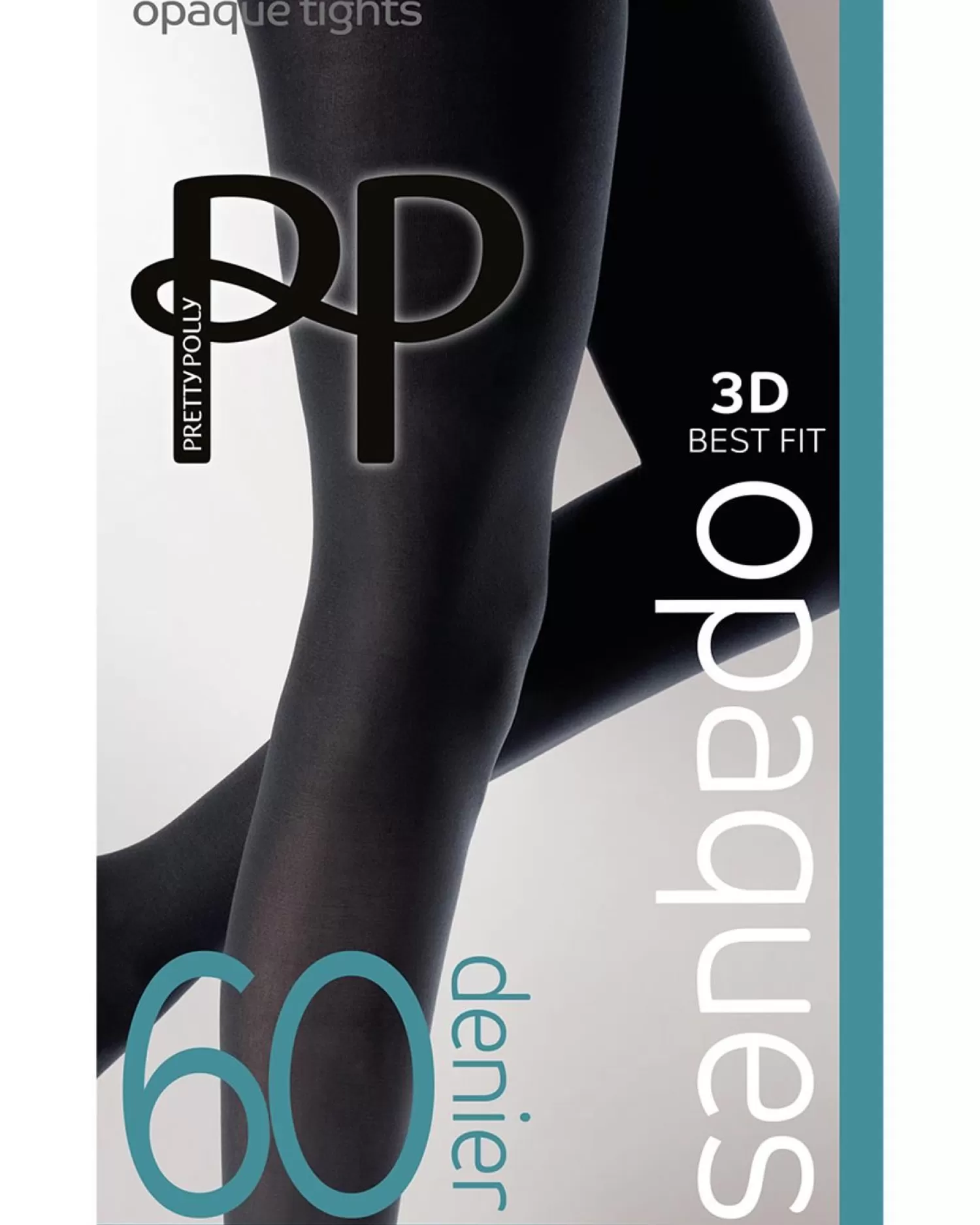 Pretty Polly Tights | 60 Denier Opaque Tights - Black