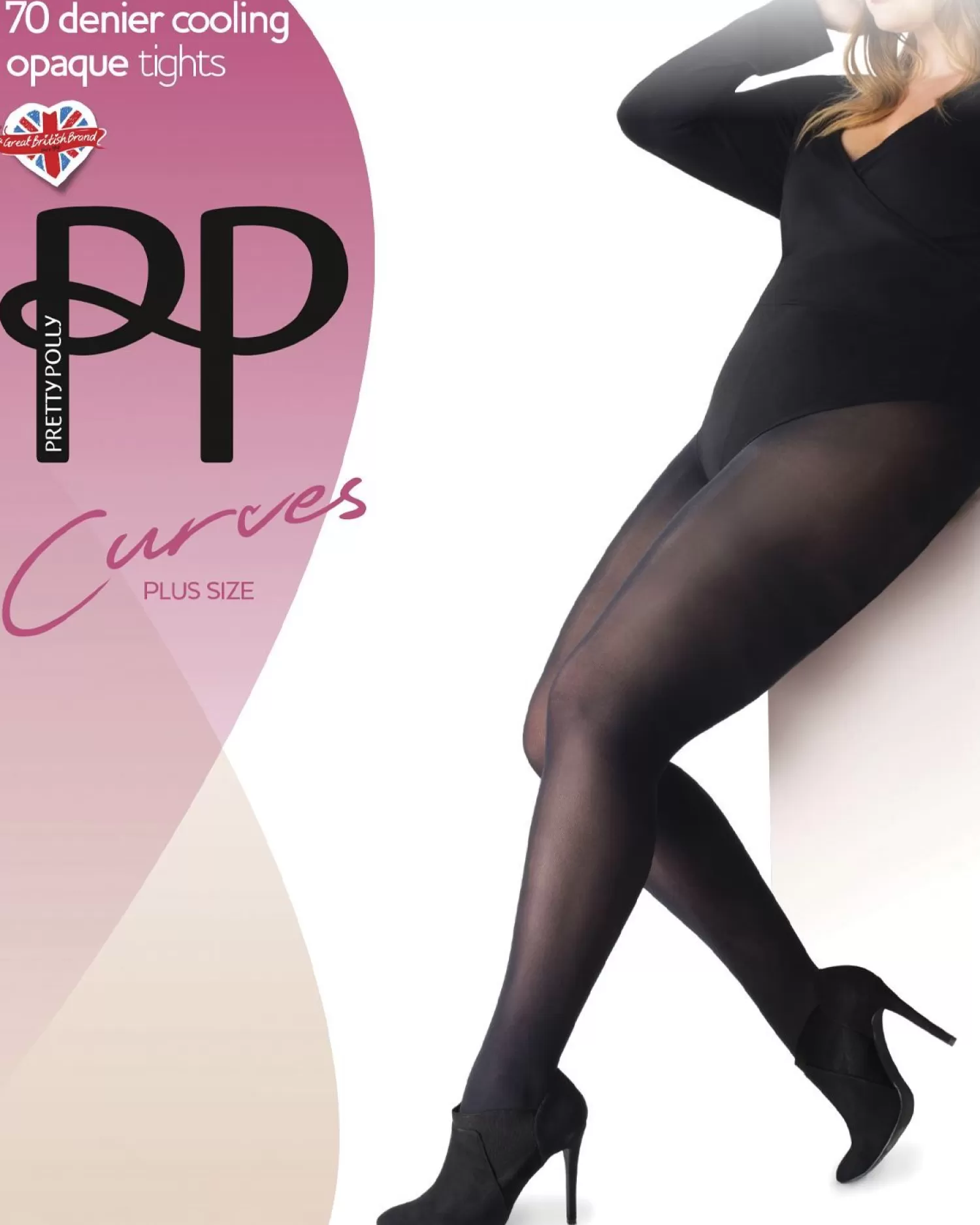 Pretty Polly Tights | Curves Cooling Opaque Tights