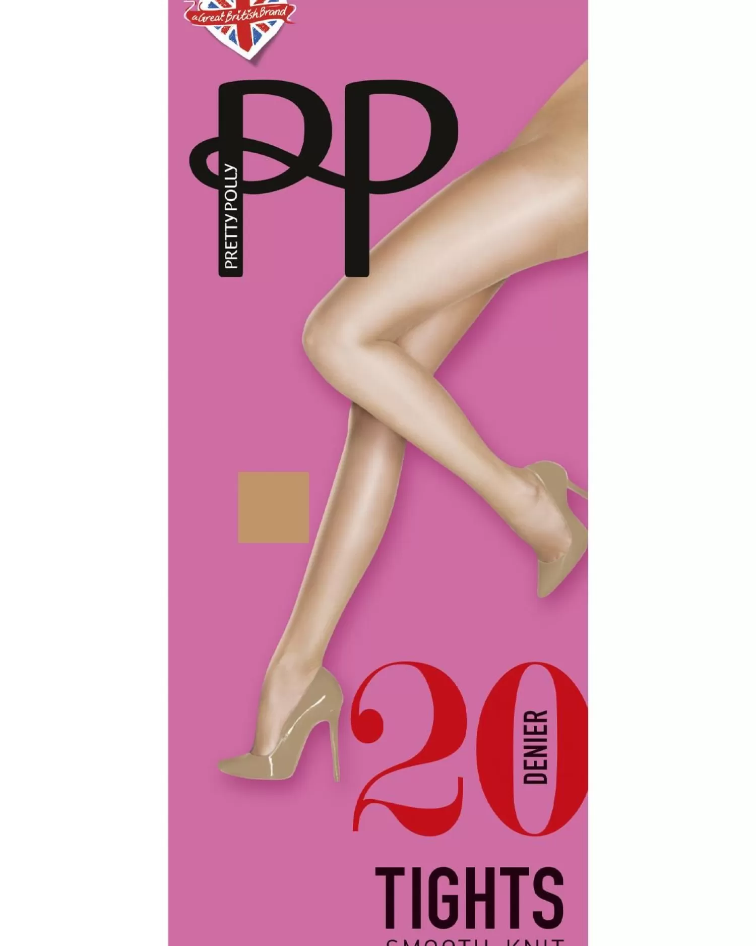 Pretty Polly Tights | Everyday 20 Denier Smooth Knit Tights - Bamboo