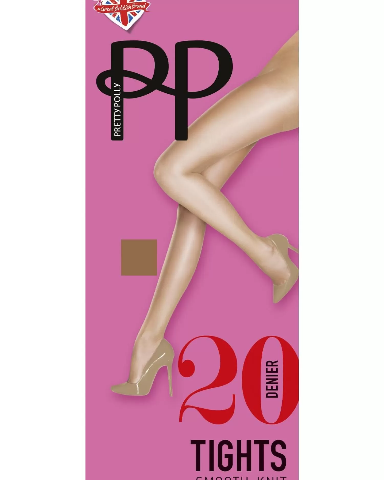 Pretty Polly Tights | Everyday 20 Denier Smooth Knit Tights - Chiffon