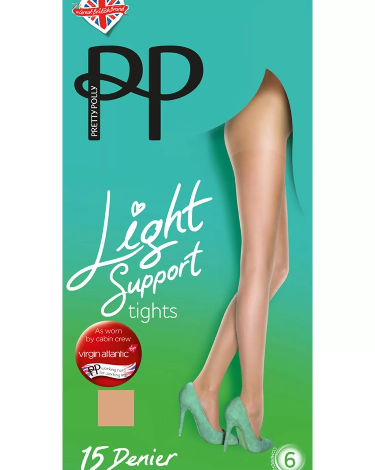 Pretty Polly Tights | Light Support Tights - Nude