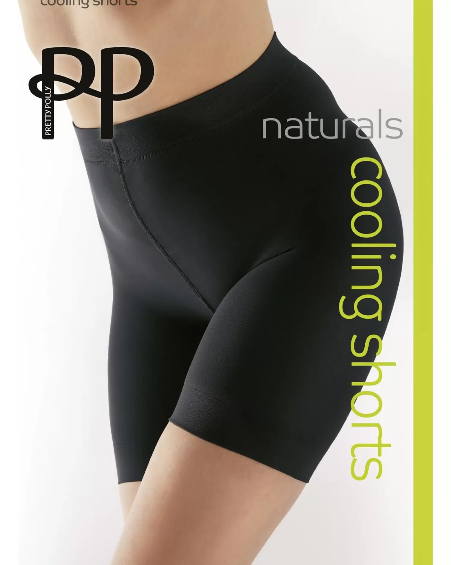 Pretty Polly Tights | Natural Cooling Shorts - Black