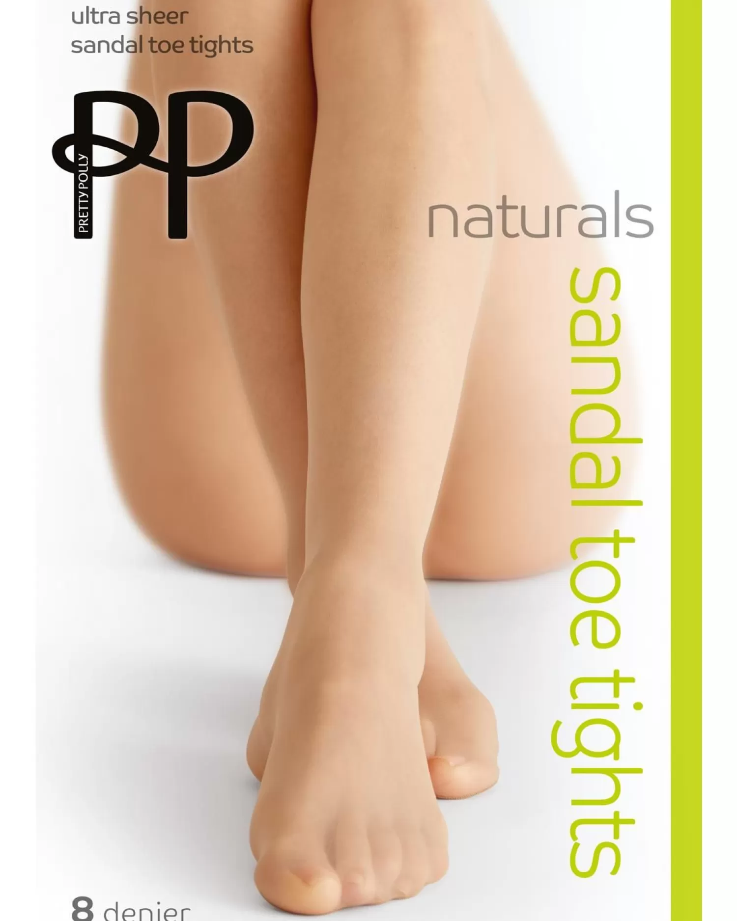 Pretty Polly Tights | Ultra Sheer Sandal Toe Tights - Barely There