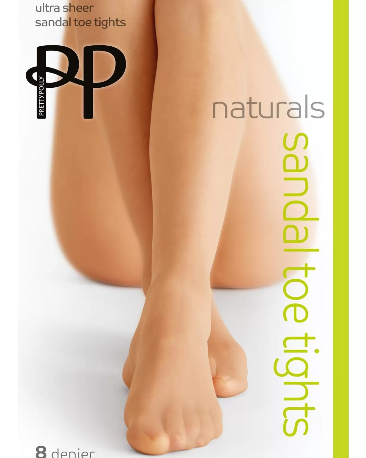Pretty Polly Tights | Ultra Sheer Sandal Toe Tights - Golden Glow
