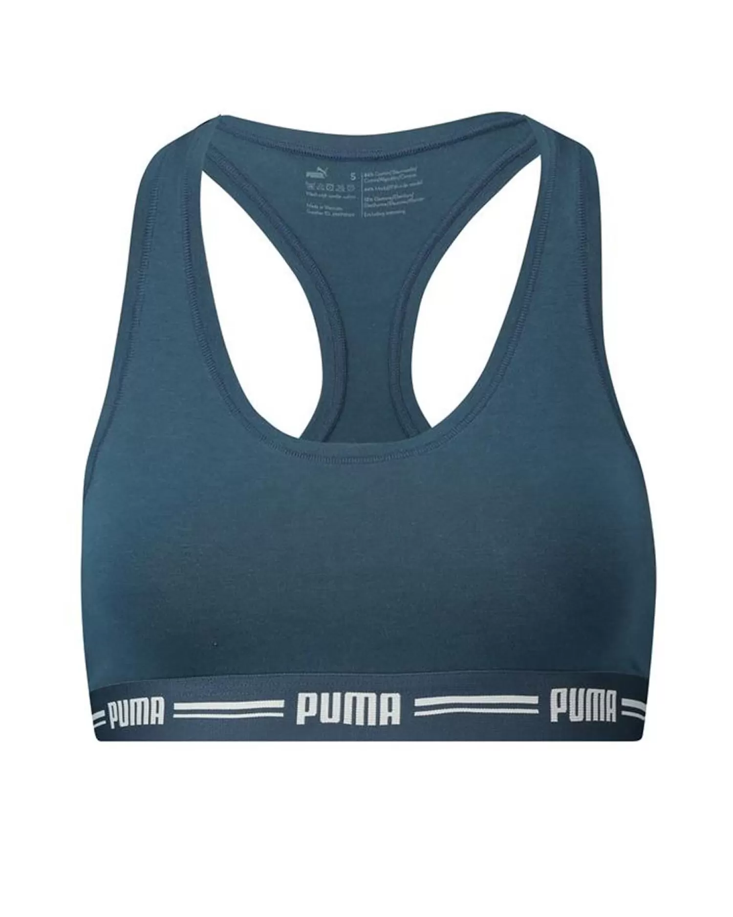 * Bras | Puma Iconic Racer Back Sports Bra - Dark Denim