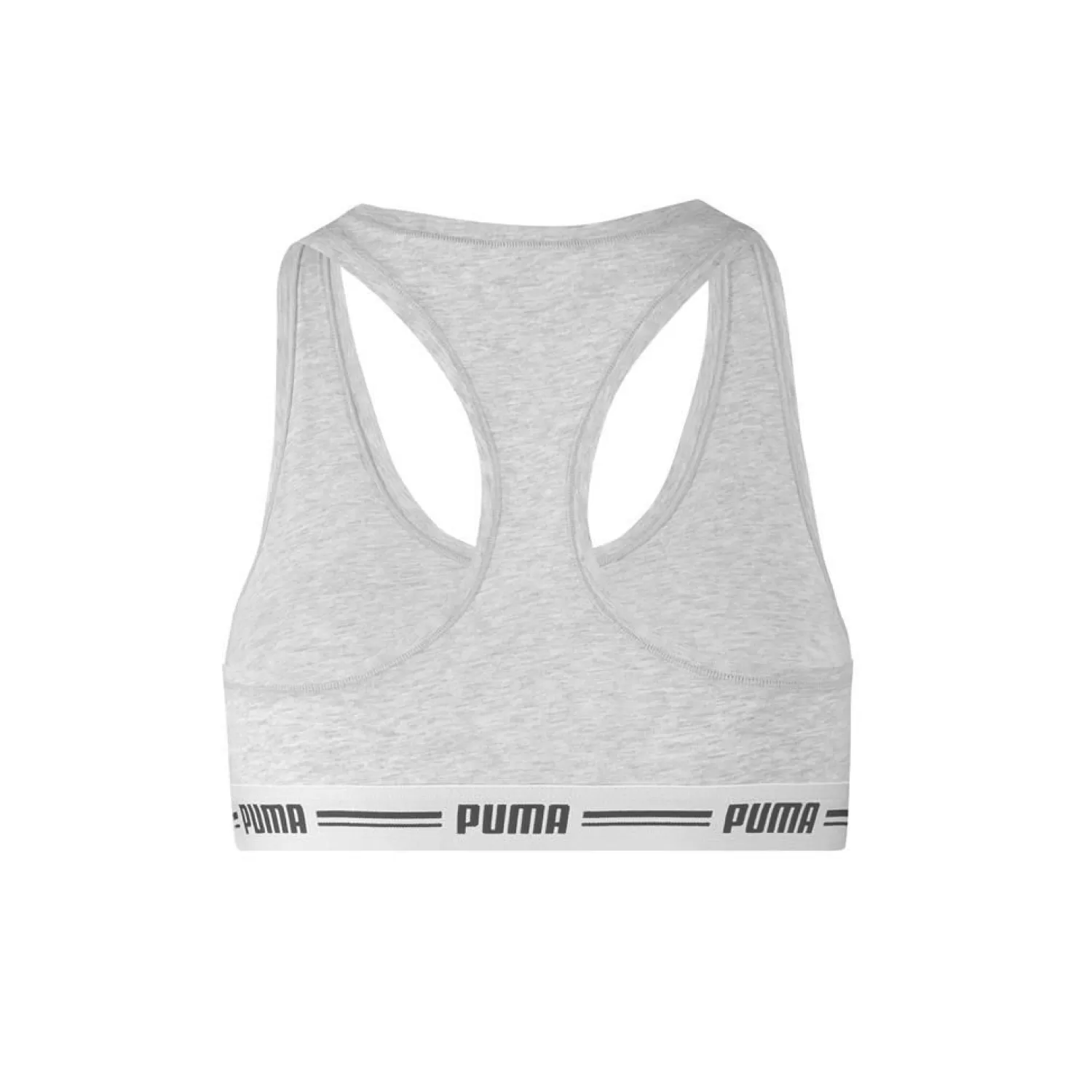 * Bras | Puma Iconic Racer Back Sports Bra - Grey Melange