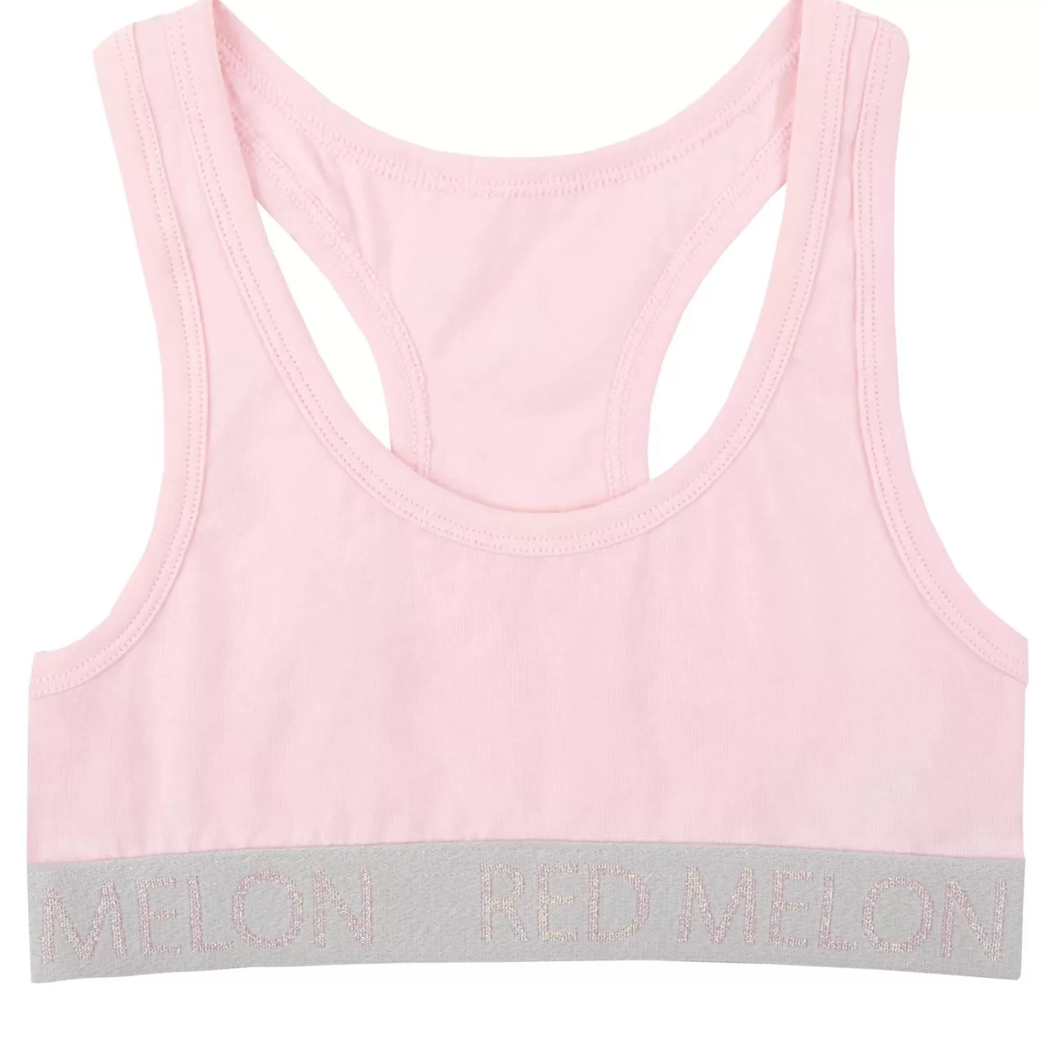 Kids Red Melon Girls Crop Top Knicker Set - Pink