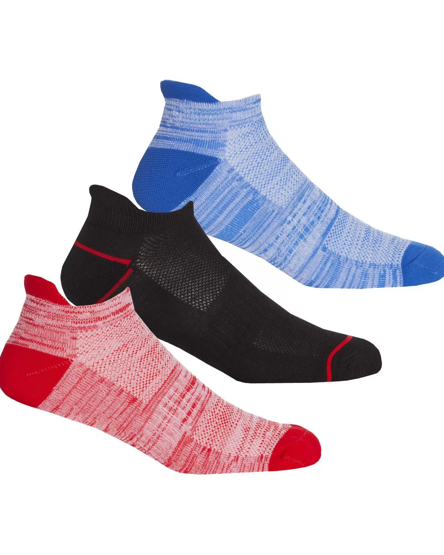 Men RedTag Mens 6 Pack Sport Trainer Socks - Multi