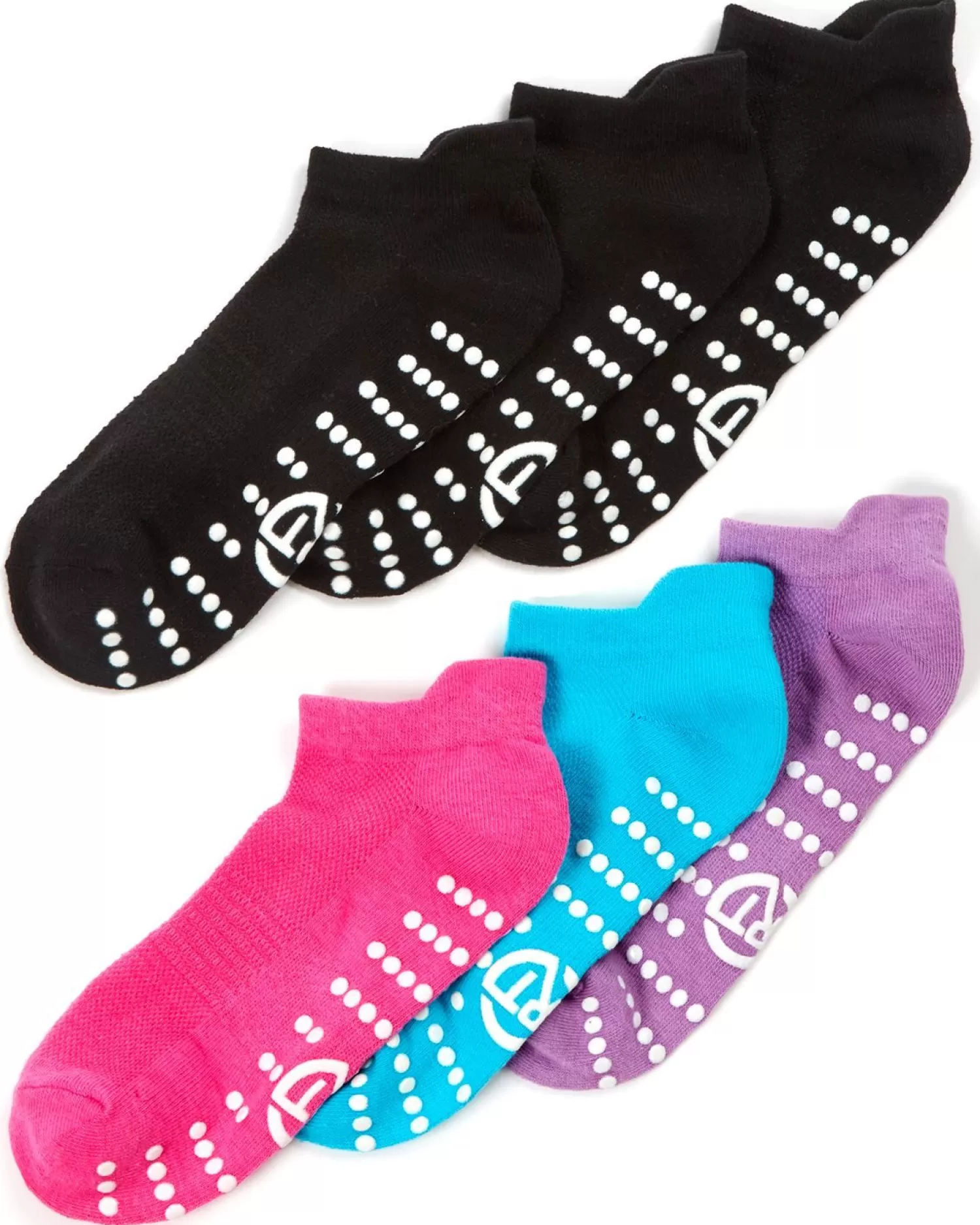 RedTag Socks | Womens 6 Pack Yoga Grip Socks