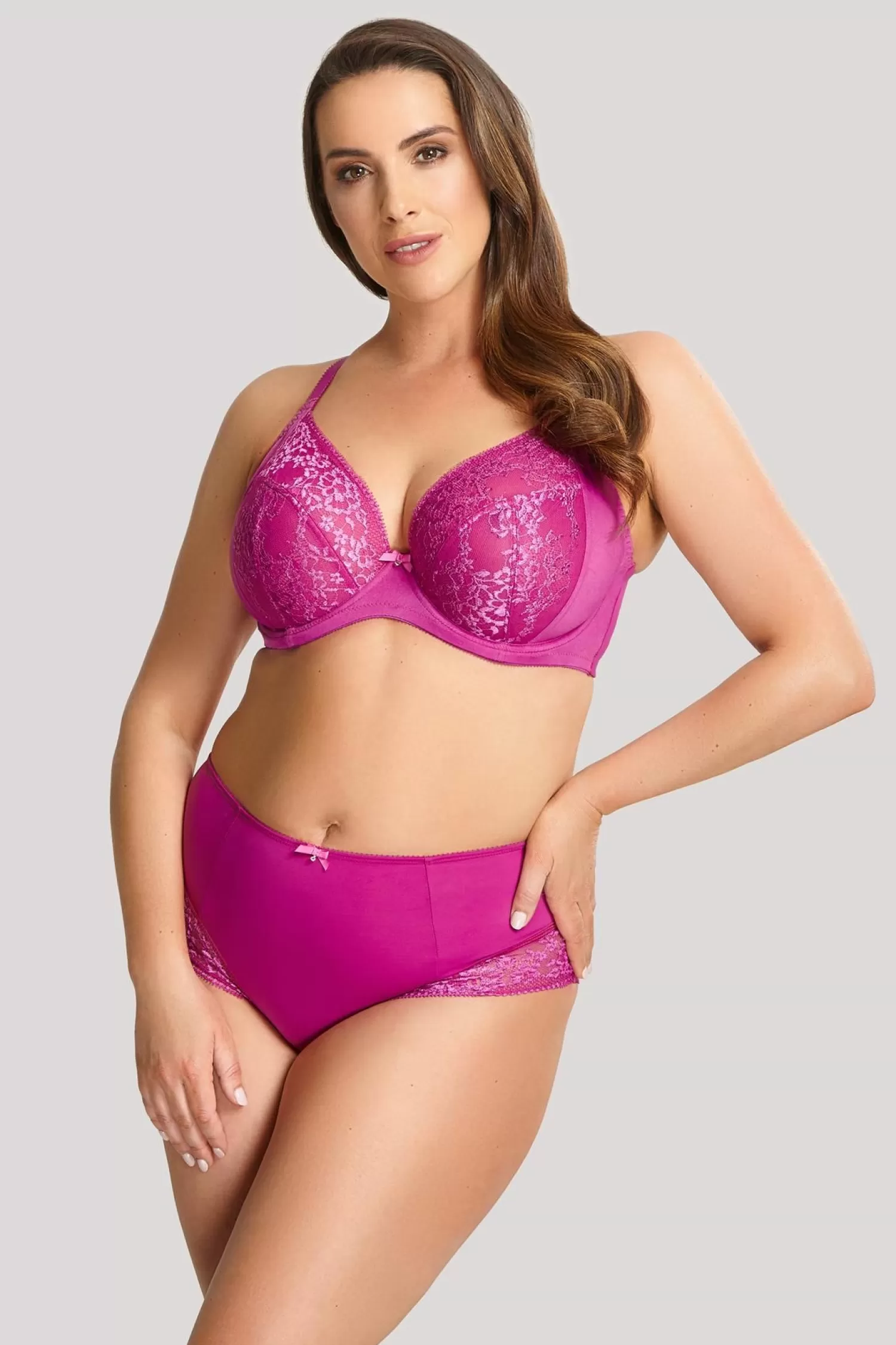 Sculptresse Bras | Roxie Plunge Underwired Bra - Orchid
