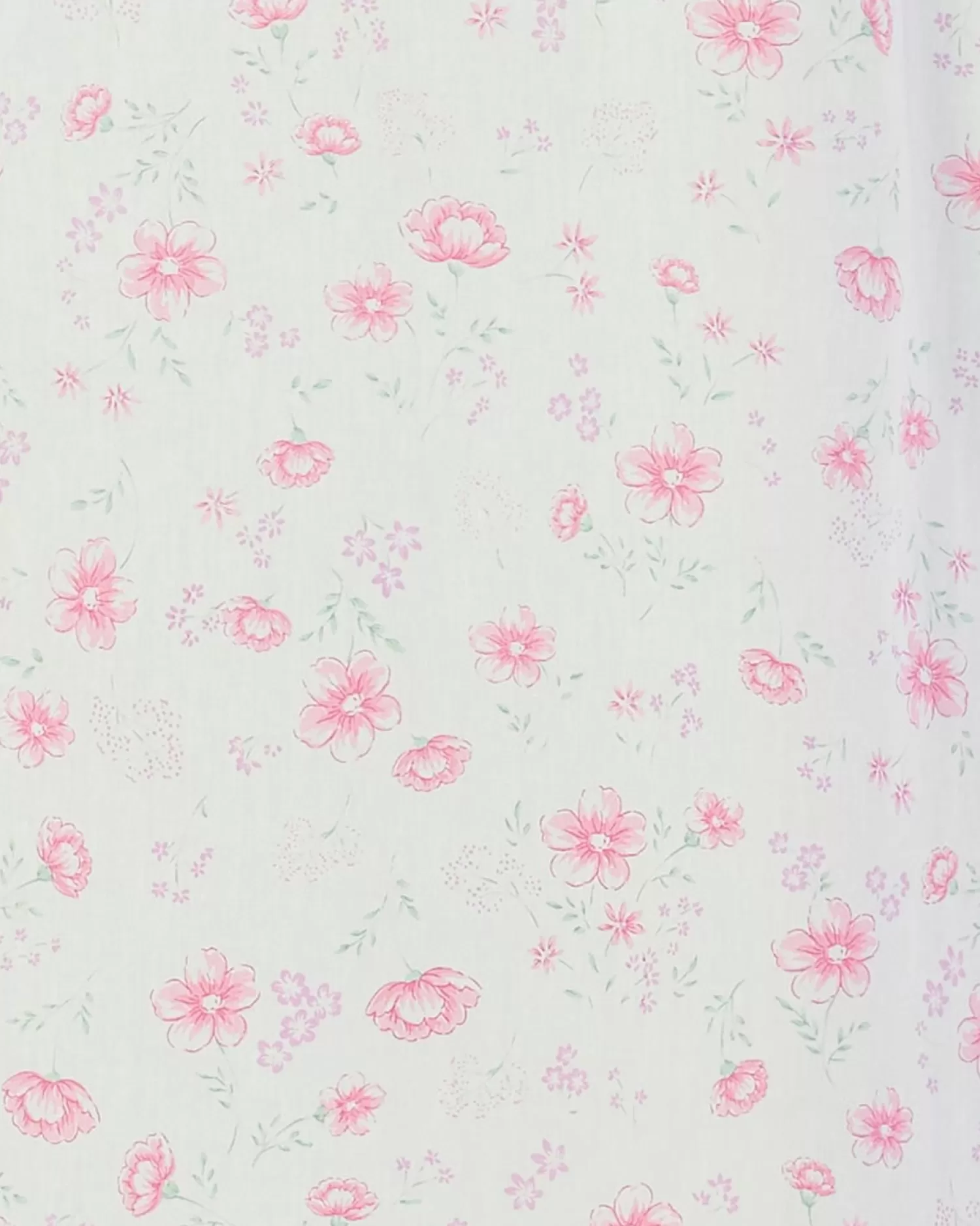 Slenderella Nighties | 100% Woven Cotton Long Sleeve Button Nightie - Mint