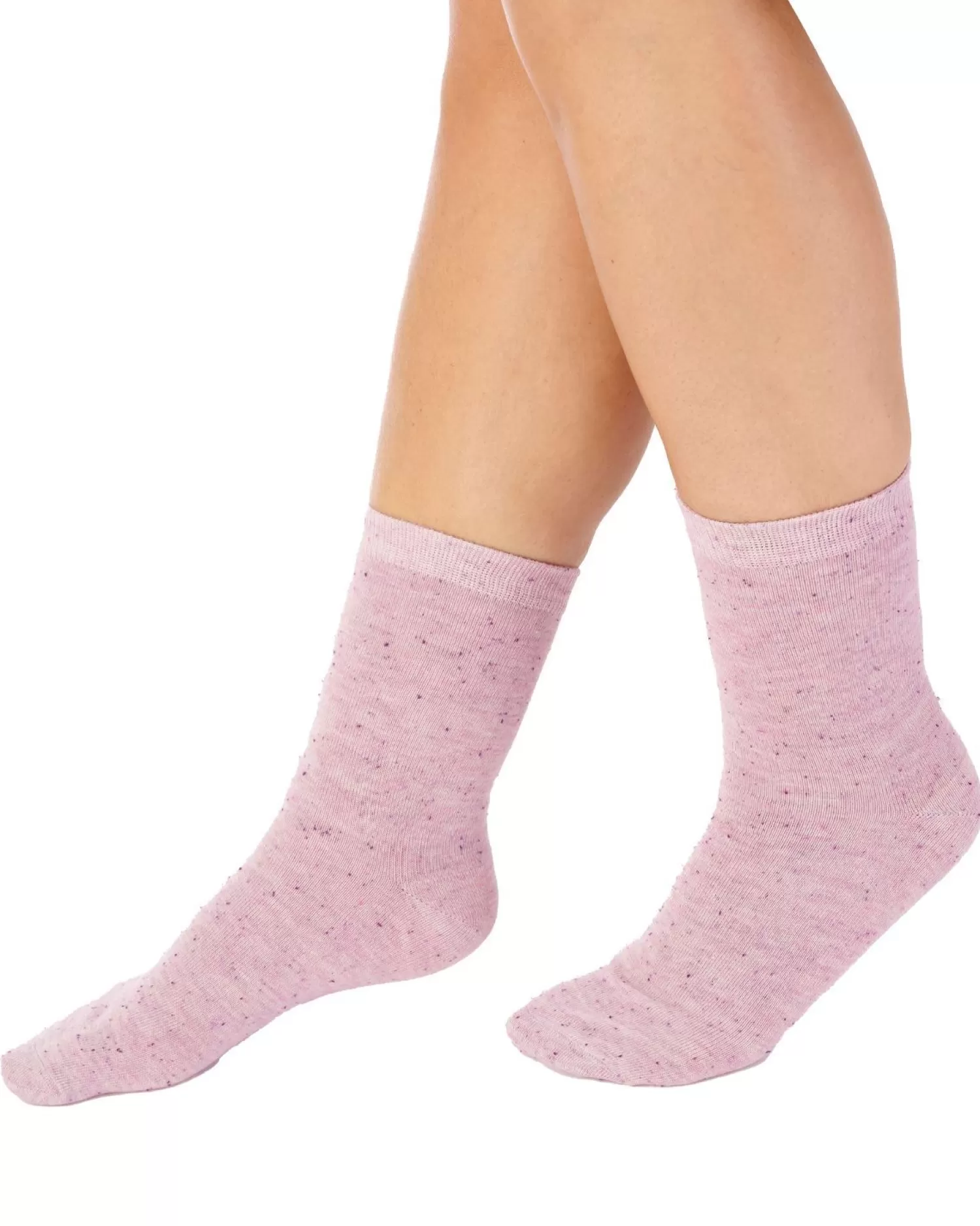 Slenderella Socks | 2 Pack Marl Effect Leisure Socks - Lilac