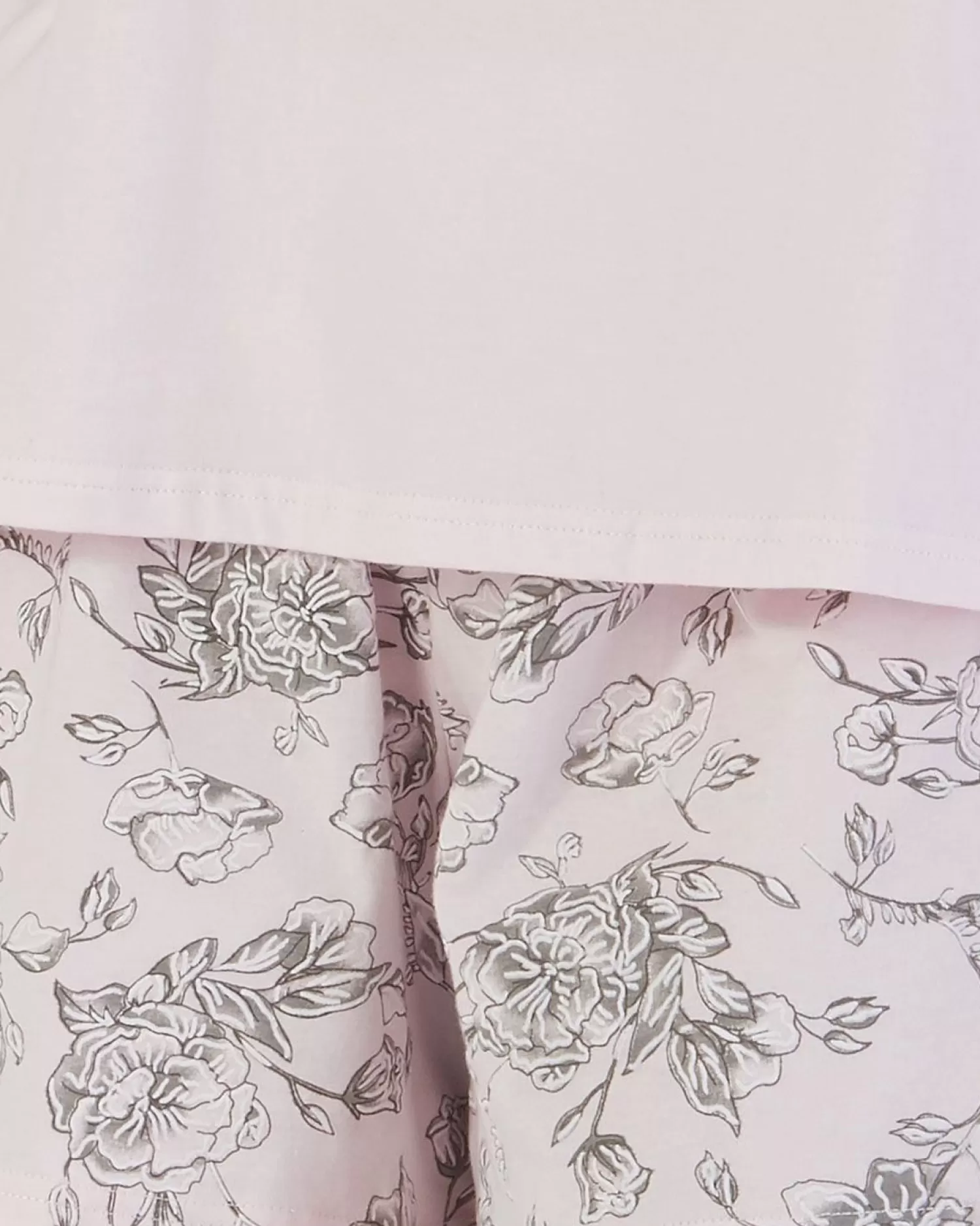 Slenderella Pyjamas | Sketch Floral Short Pyjamas - Pink