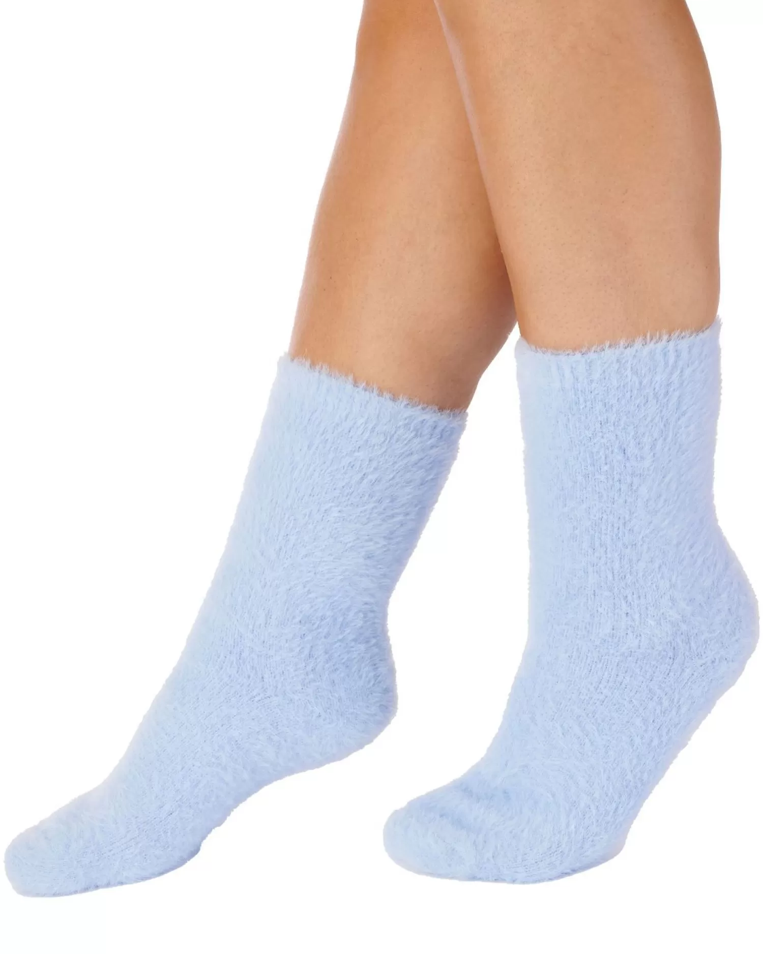 Slenderella Socks | Soft Fluffy Bed Socks - Blue