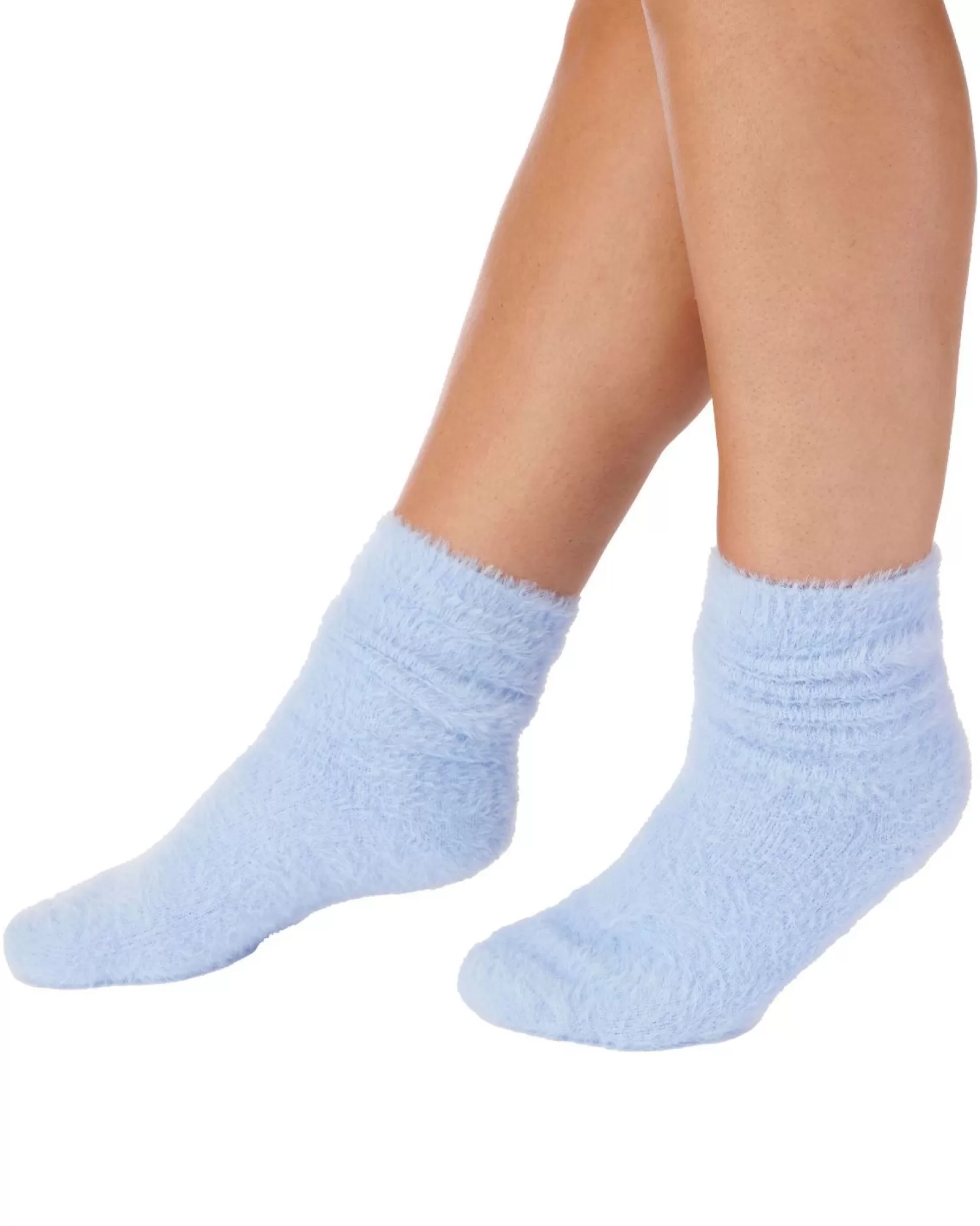 Slenderella Socks | Soft Fluffy Bed Socks - Blue