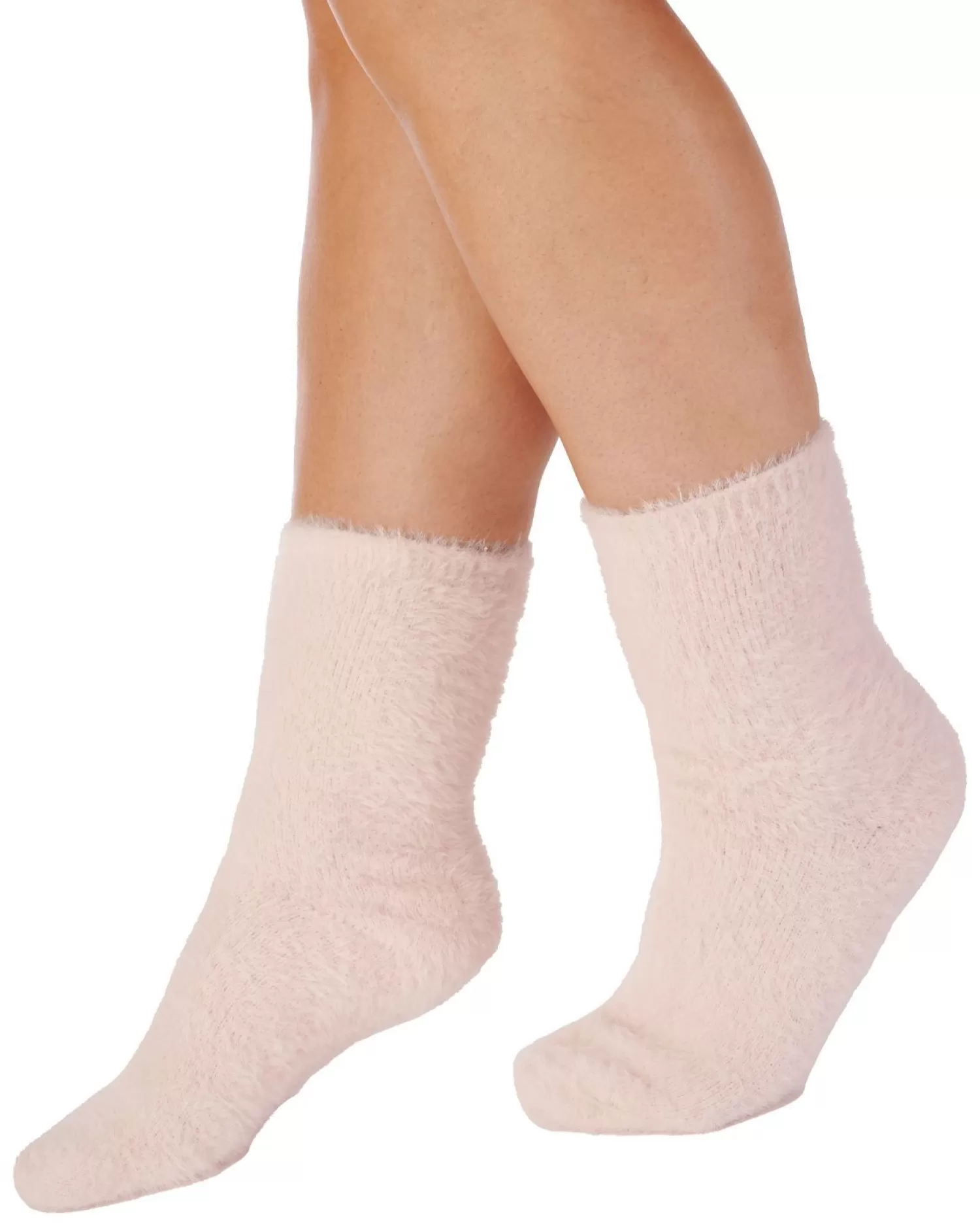 Slenderella Socks | Soft Fluffy Bed Socks - Pink