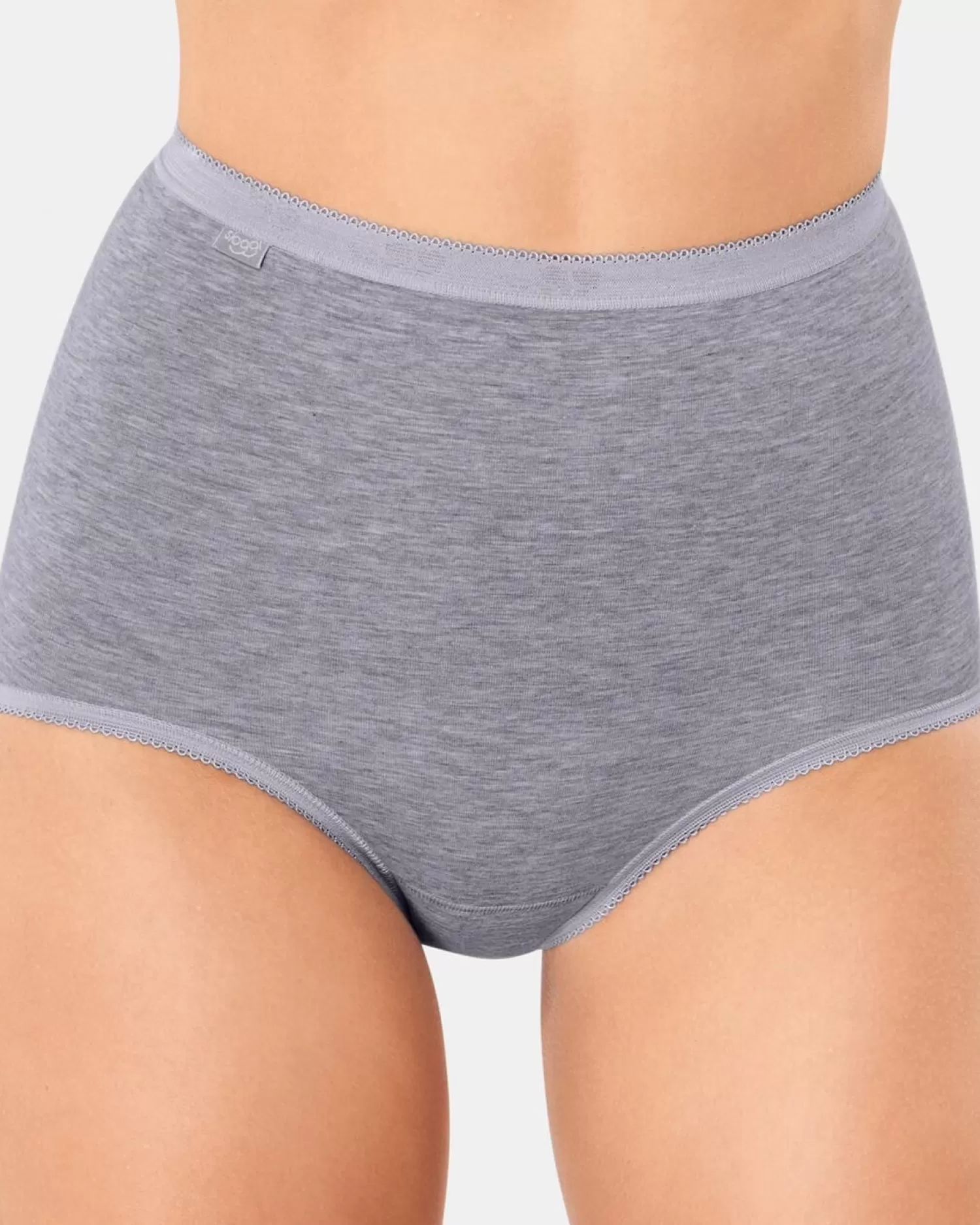 Sloggi Knickers | 4 Pack Basic+ Maxi Brief - Grey