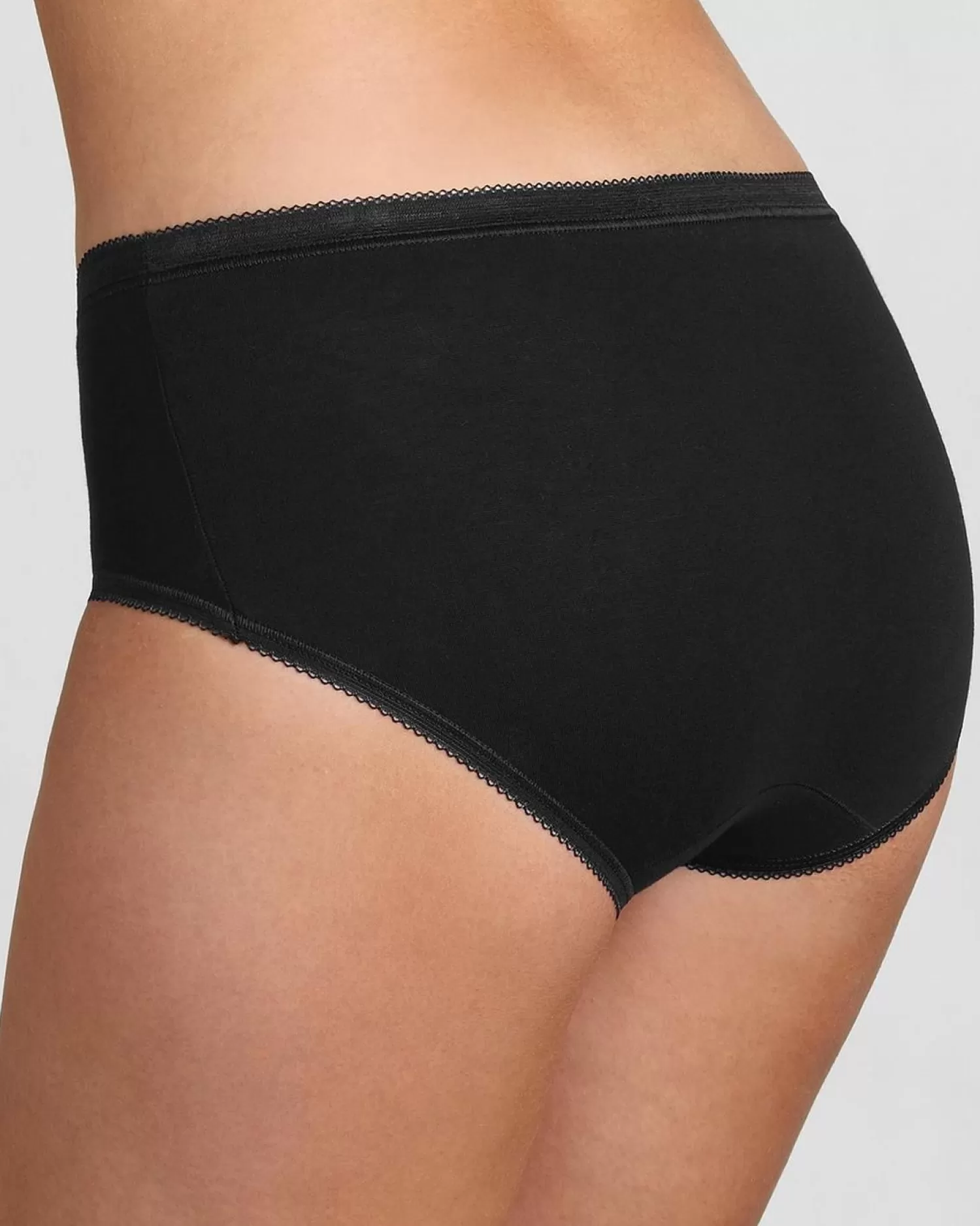Sloggi Knickers | Basic+ Midi Brief - Black