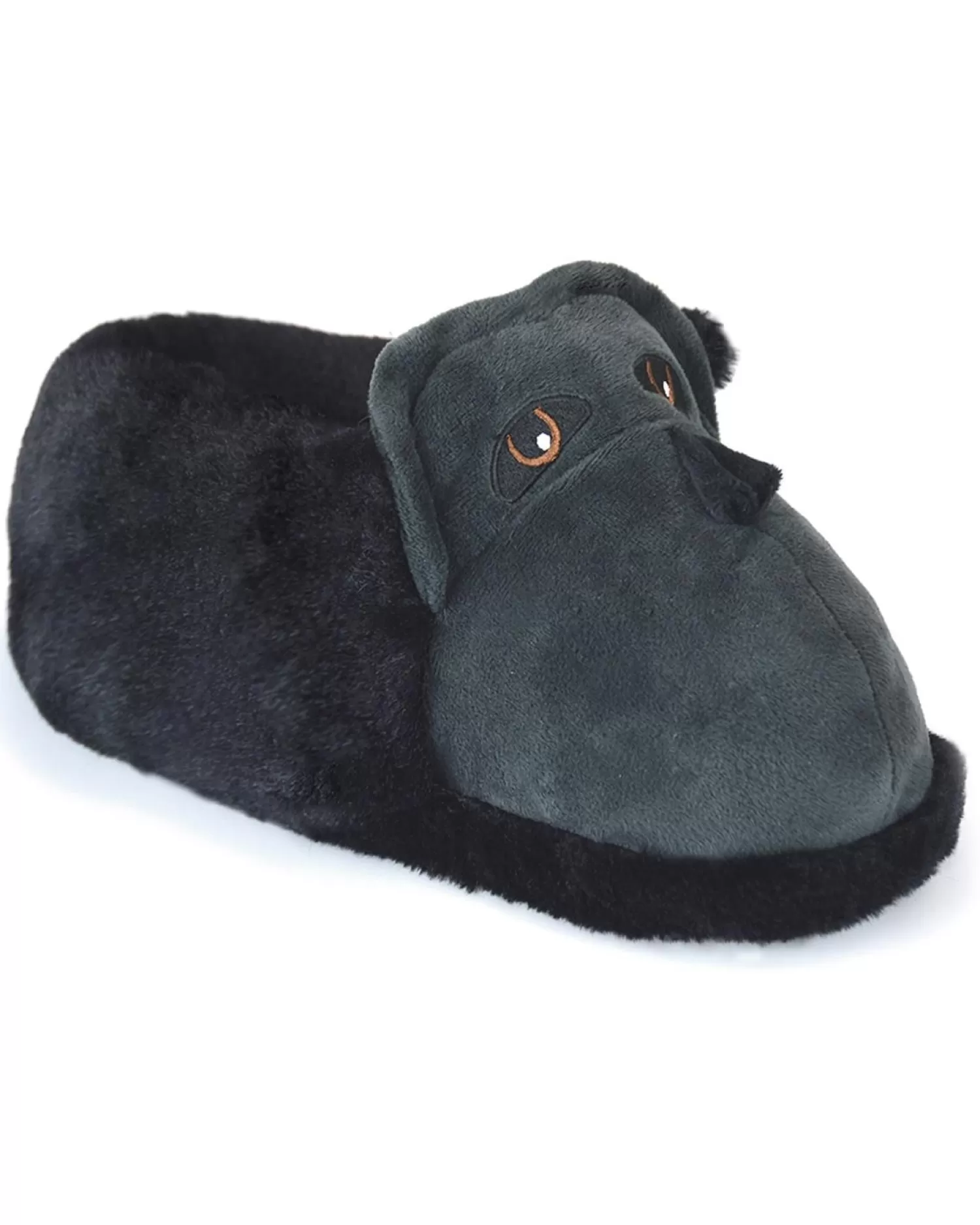 Men SlumberzzZ Mens Novelty Black Gorilla Slippers