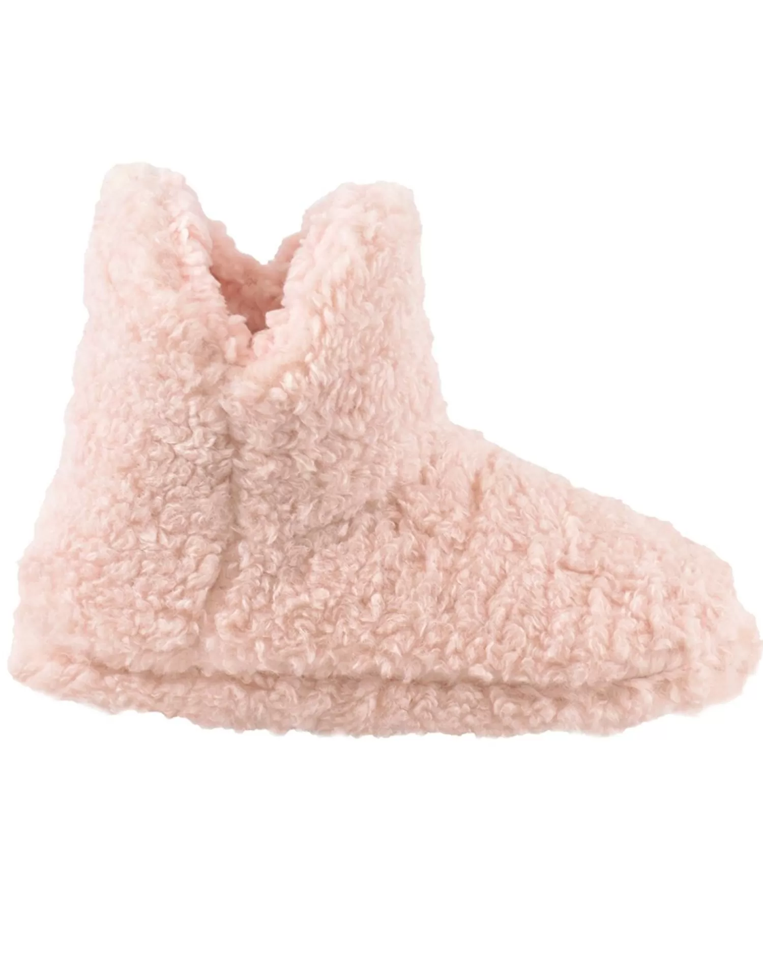 SlumberzzZ Slippers | Teddy Fleece Bootie Slippers - Pink