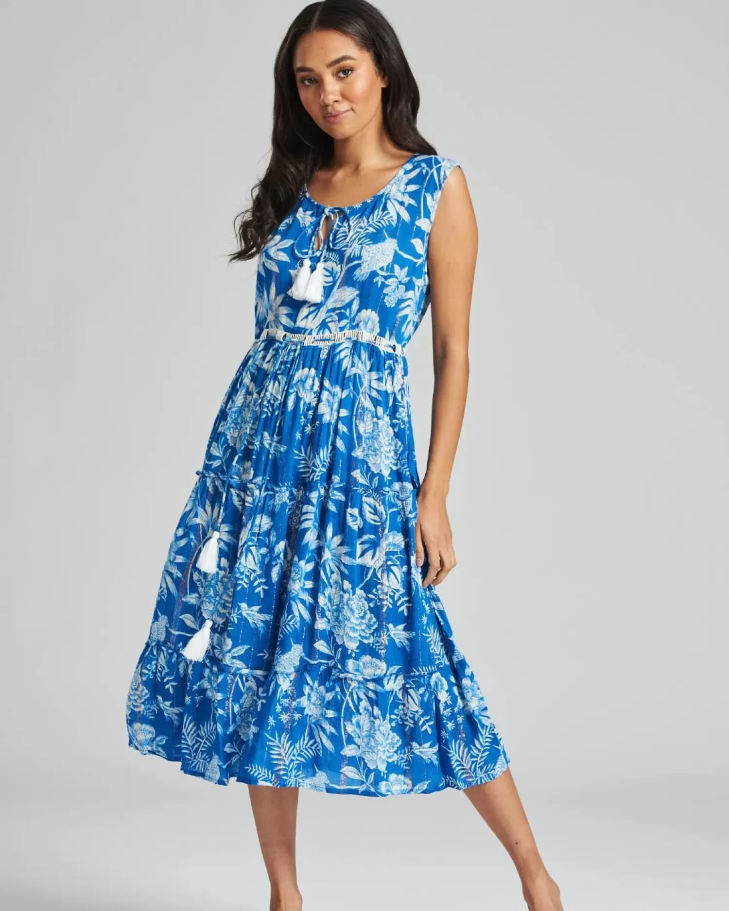South Beach Dresses | Floral Print Midi Dress