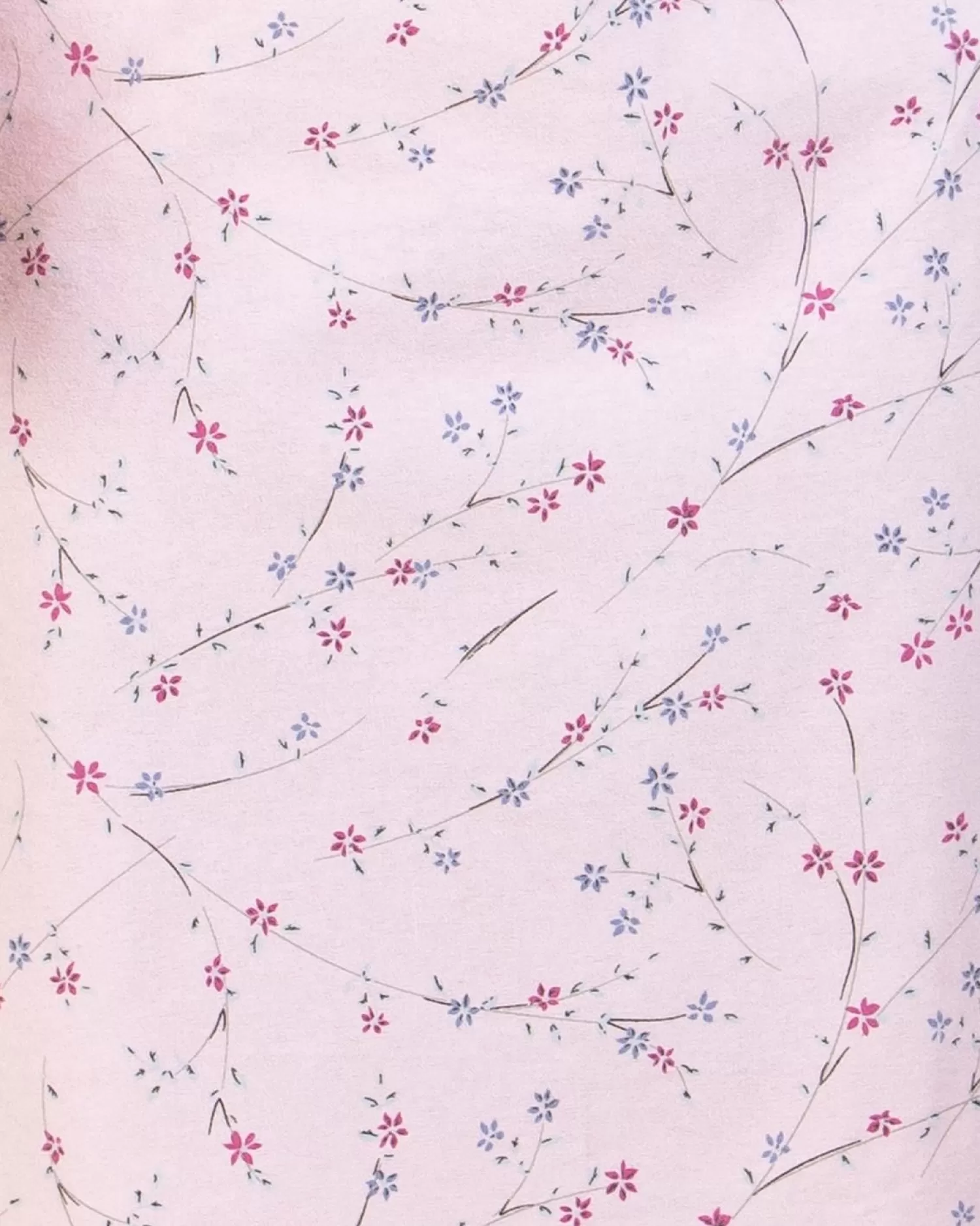 Sue Marks Pyjamas | Floral Brushed Cotton Pyjamas - Pink