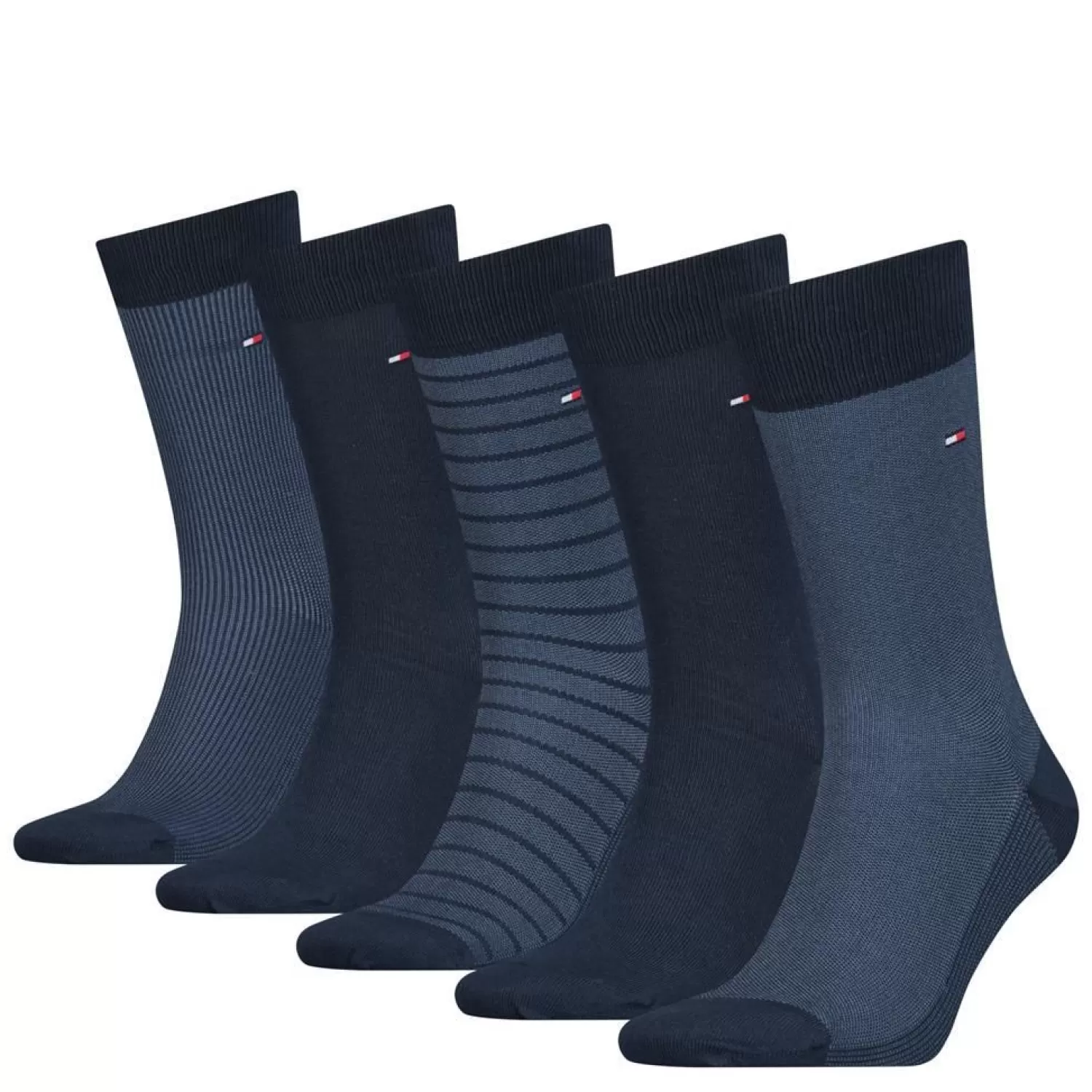 Men Tommy Hilfiger 5 Pairs Mens Socks Gift Set - Navy Mix