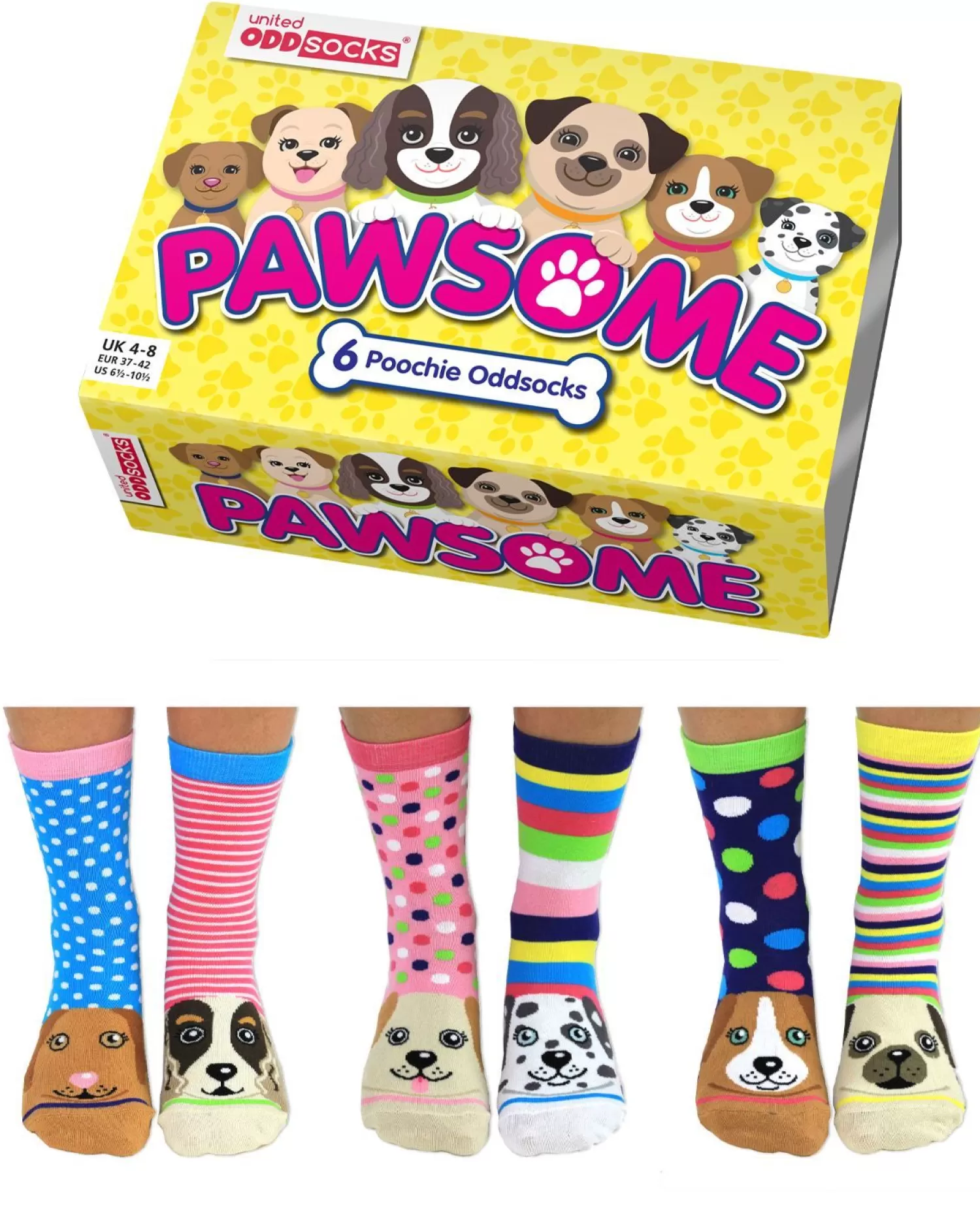 United Oddsocks Socks | Pawsome Socks Gift Box