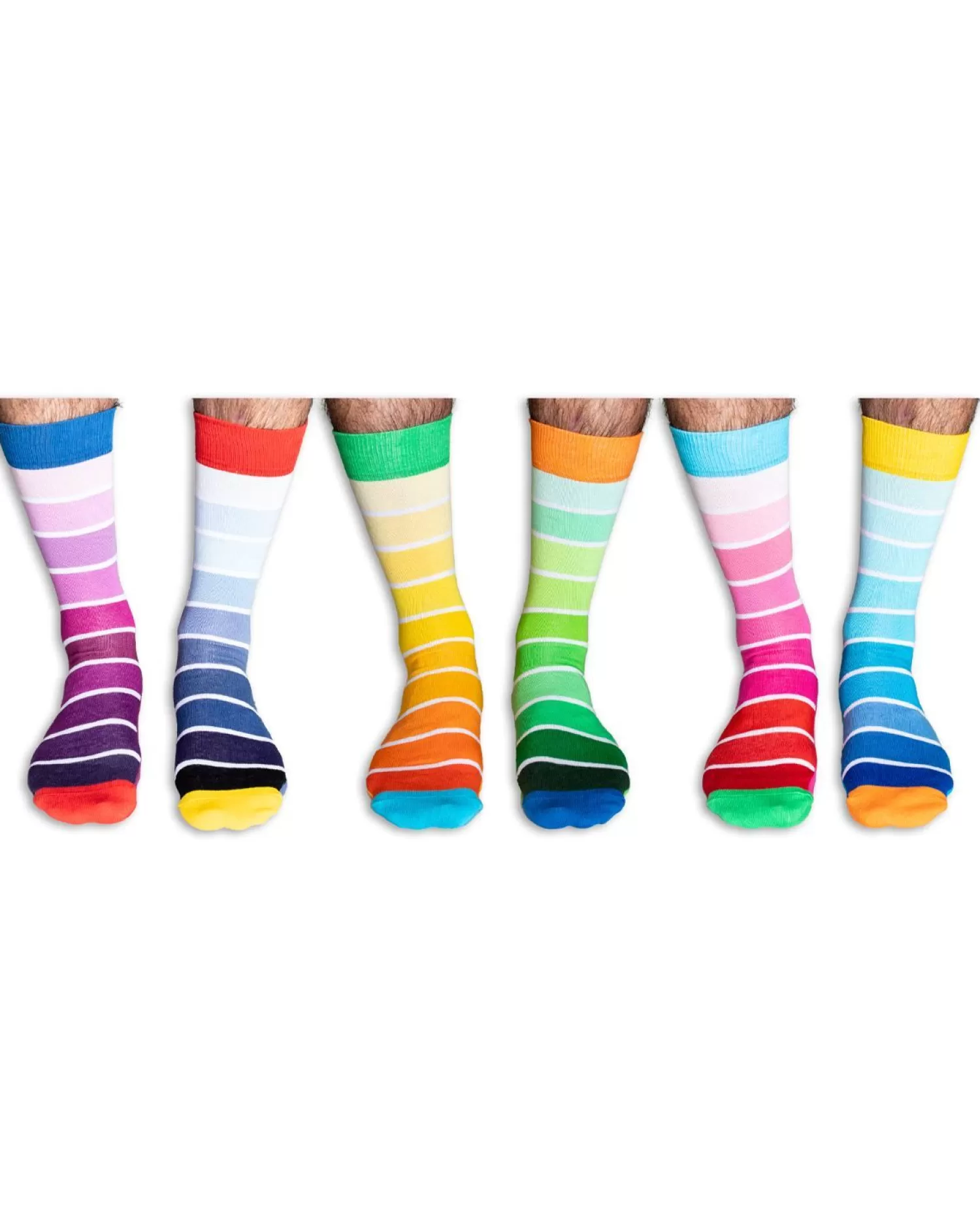 Men United Oddsocks Stripe It Up! Socks Gift Box