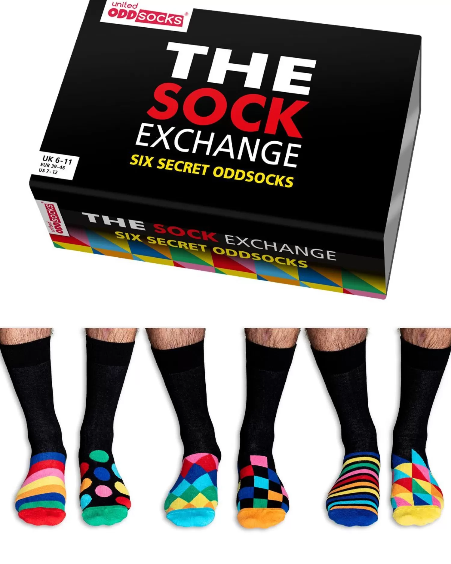 Men United Oddsocks The Sock Exchange Socks Gift Box