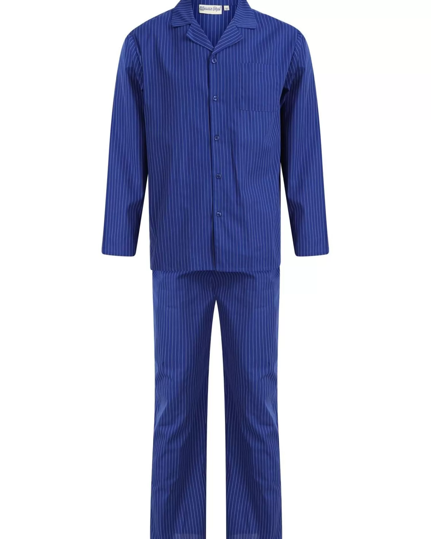 Men Walker Reid Stripe Woven Pyjamas - Blue