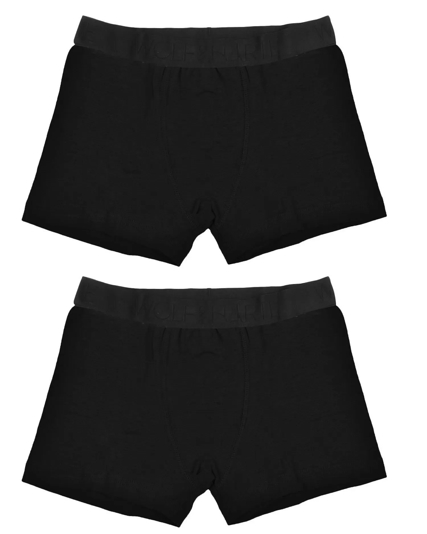 Men Wolf & Harte Wolf & Harte Mens 2 Pack Bamboo Rich Trunks - Black