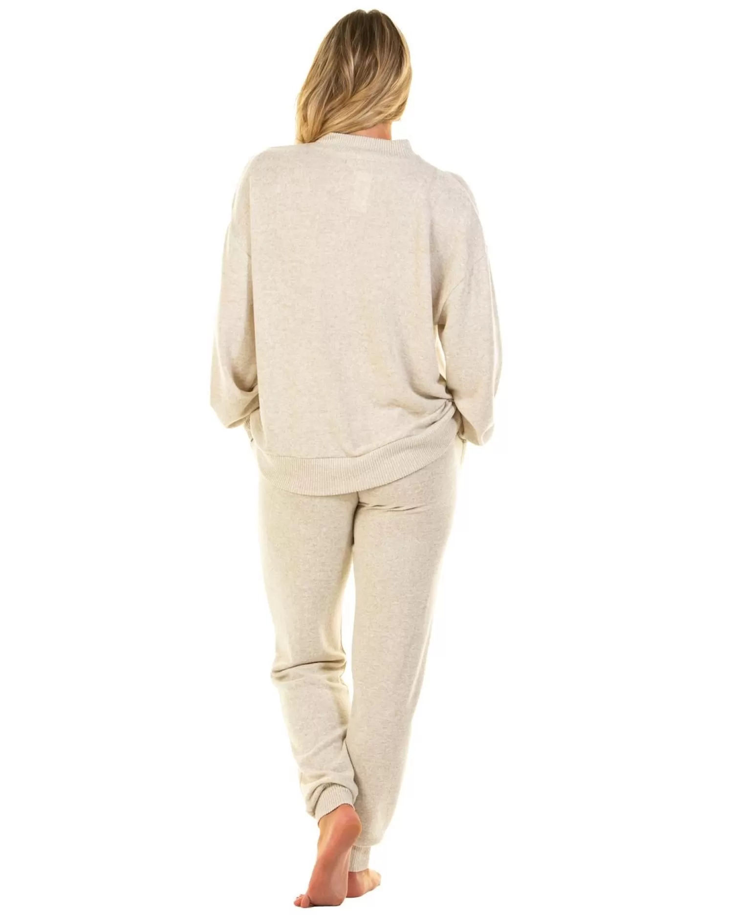 Wysteria Lane Pyjamas | Lush Lounge Pyjamas - Beige