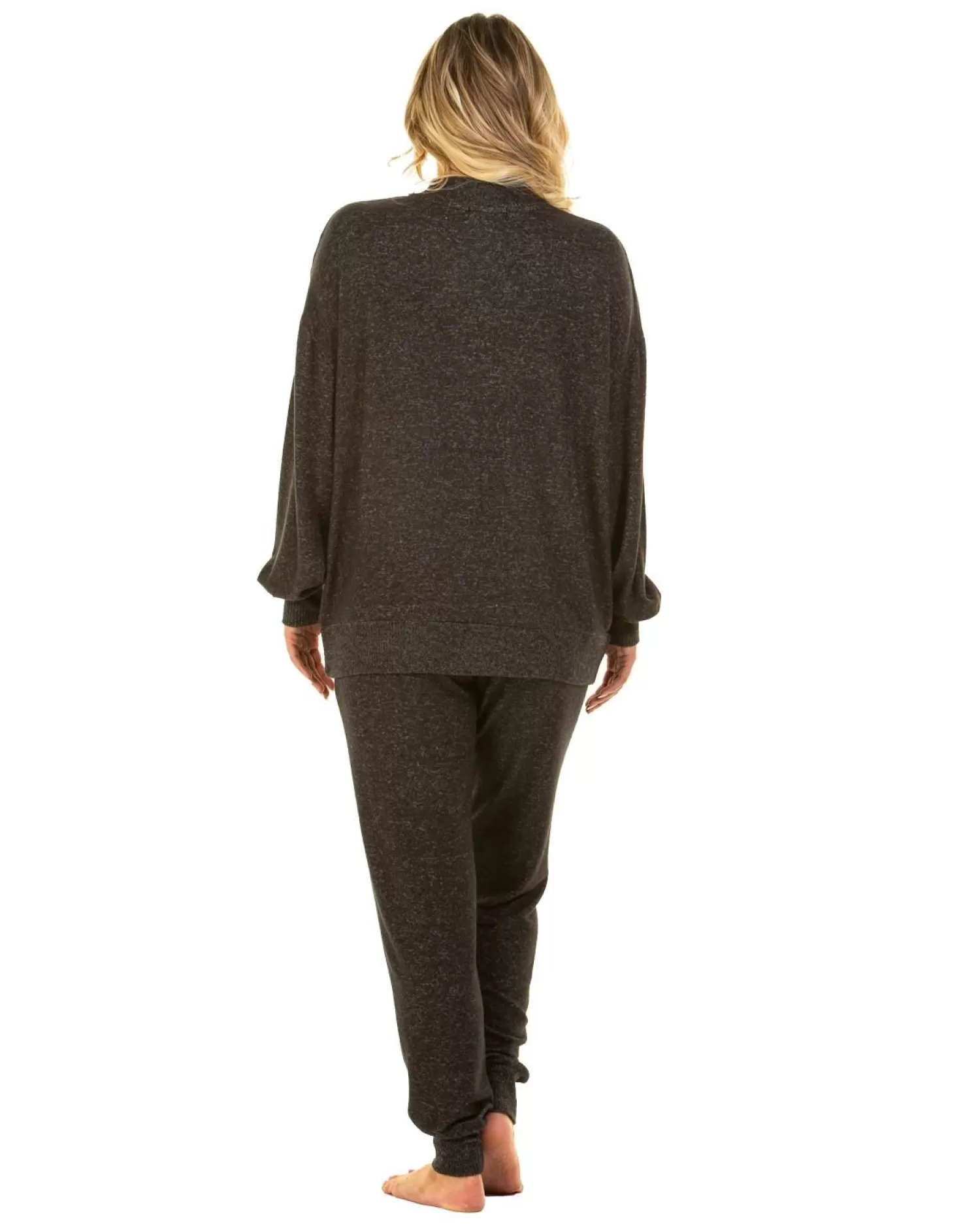 Wysteria Lane Pyjamas | Lush Lounge Pyjamas - Charcoal